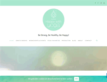Tablet Screenshot of happywithyoga.com